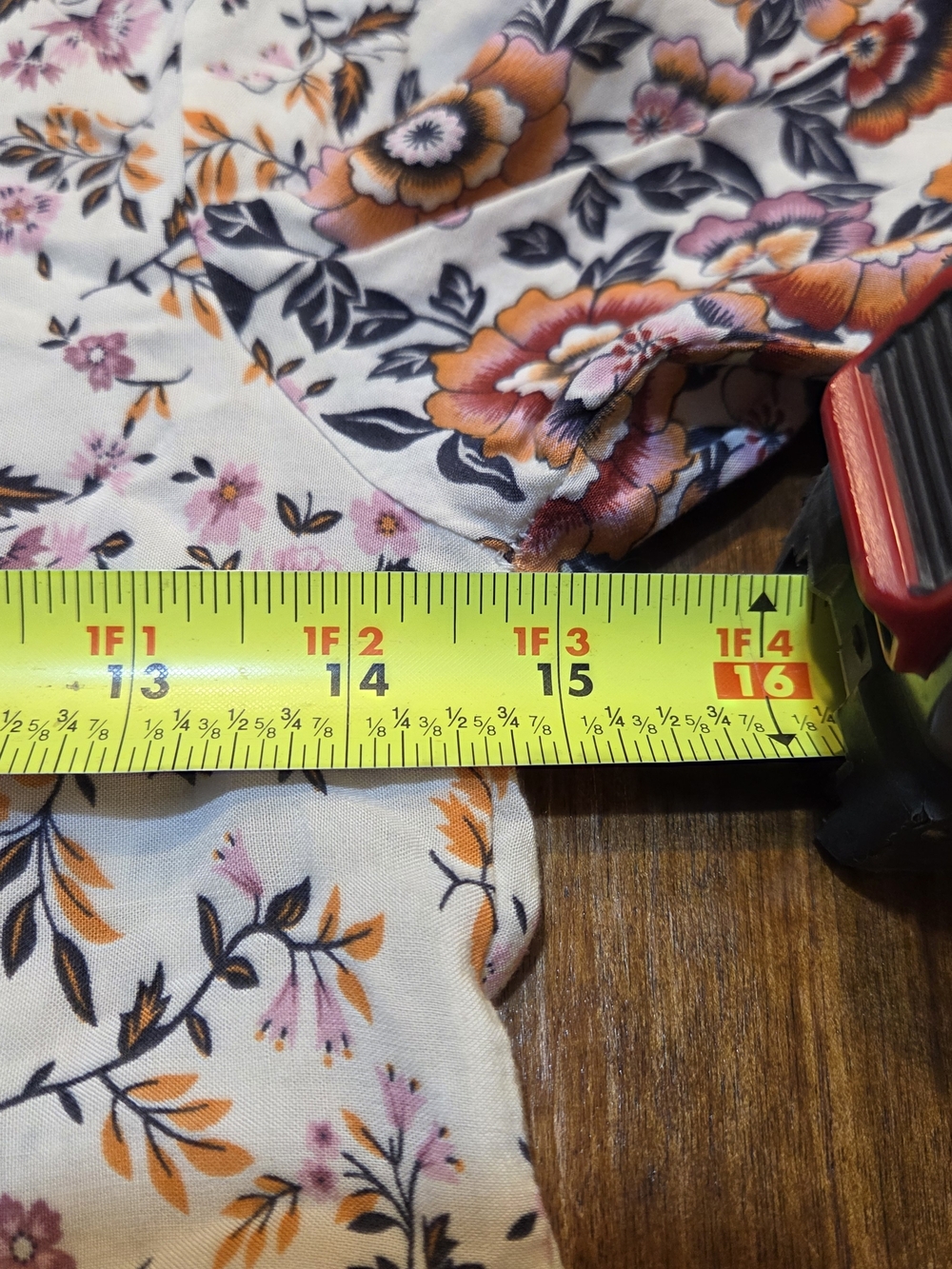 Free People White Maxi Dress with Rust and Navy Floral Print - Picture 4 of 7